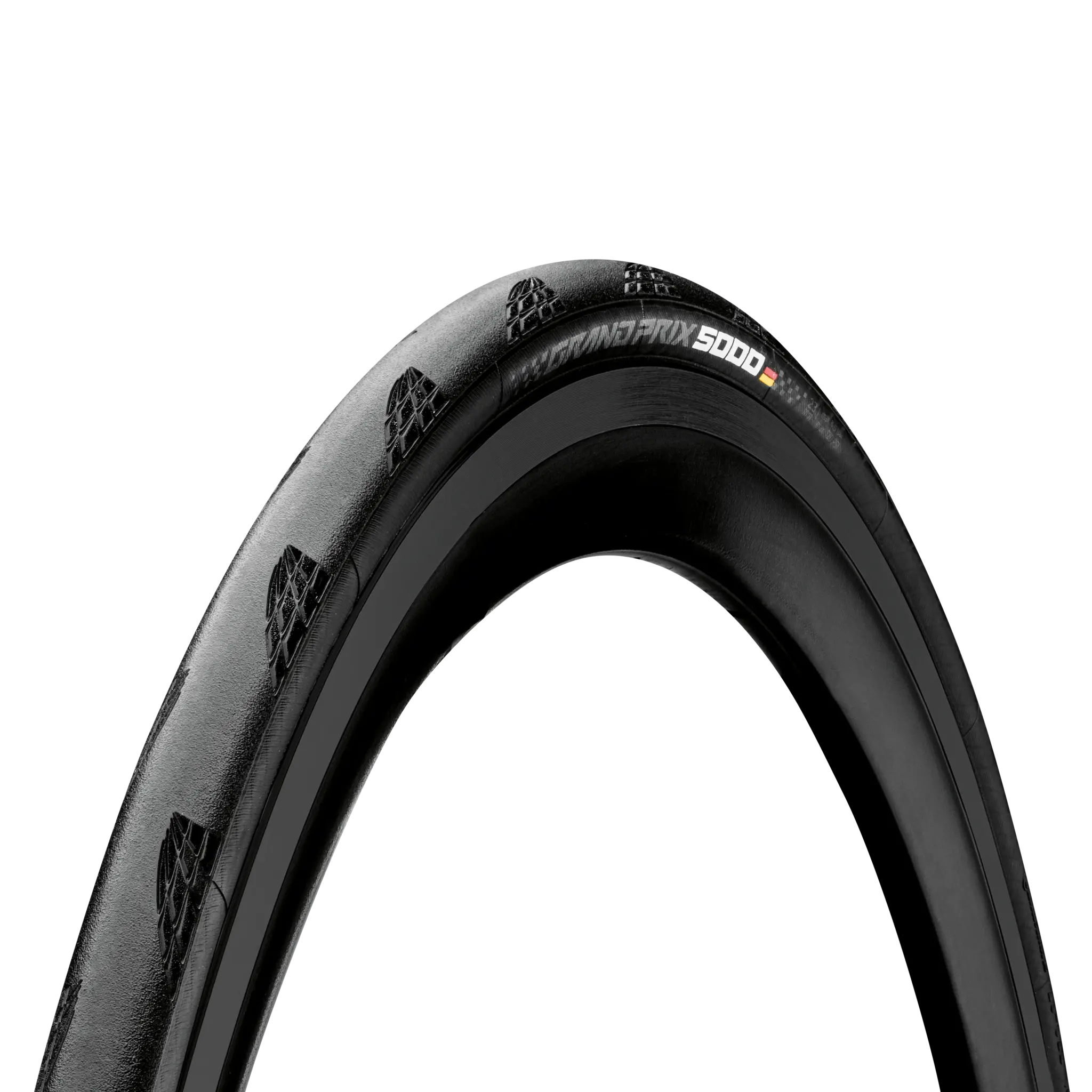 CONTINENTAL Grand Prix 5000 Tire - 700 x 32 Clincher Folding BlackChili Vectran Breaker LazerGrip ACT - Black