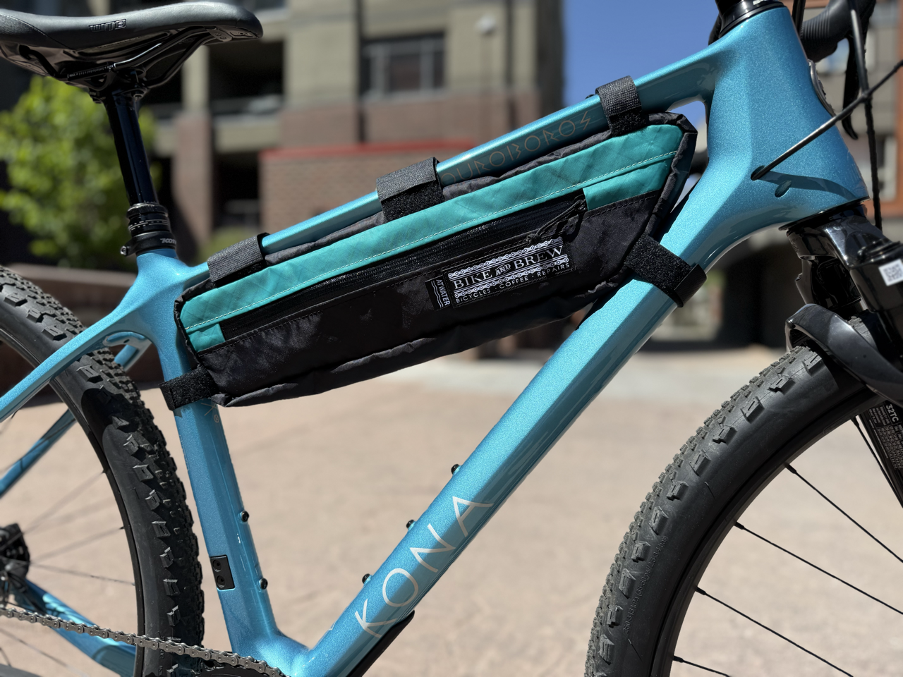 ATWATER ATELIER x B&B - Half Frame Bag - Black/Teal