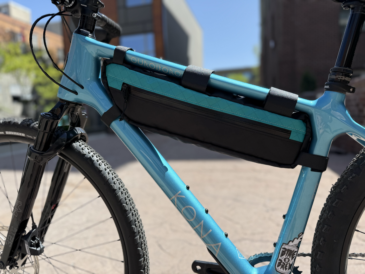 ATWATER ATELIER x B&B - Half Frame Bag - Black/Teal