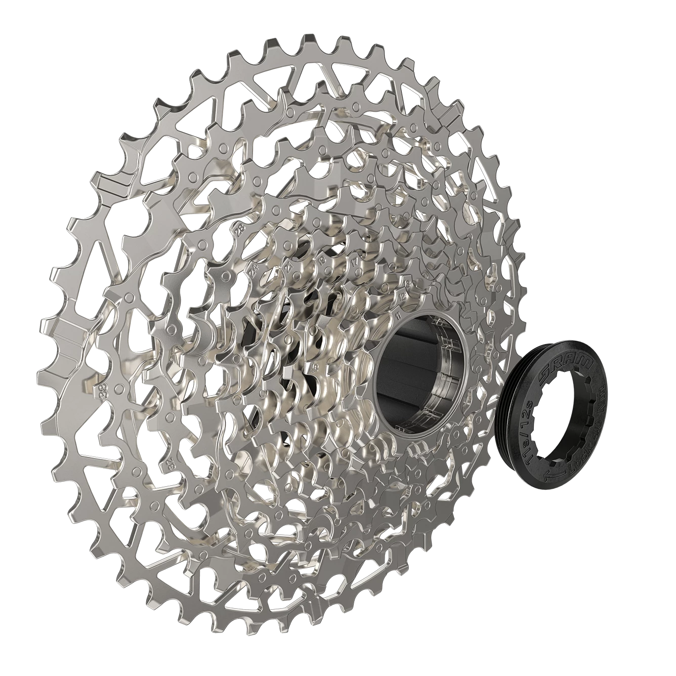 SRAM PG-1231 XPLR 12 Speed Cassette Nickel-chrome 11-44 Tooth
