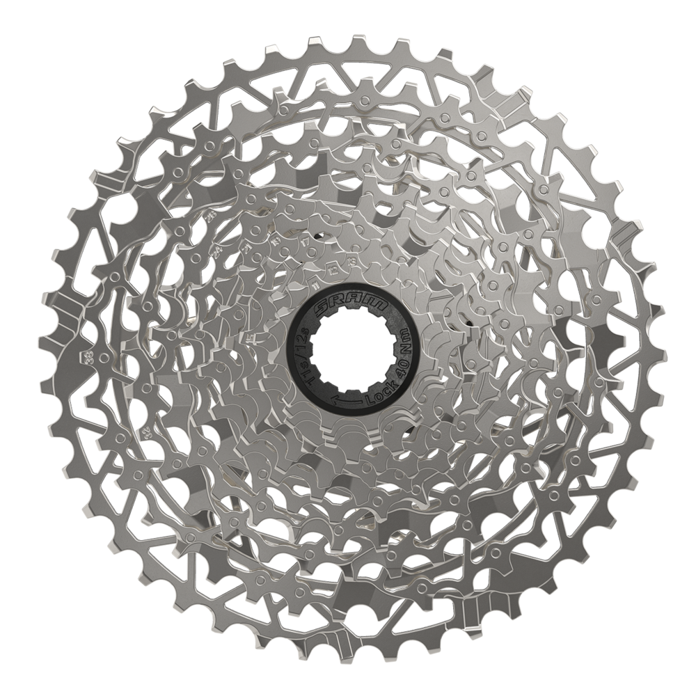 SRAM PG-1231 XPLR 12 Speed Cassette Nickel-chrome 11-44 Tooth