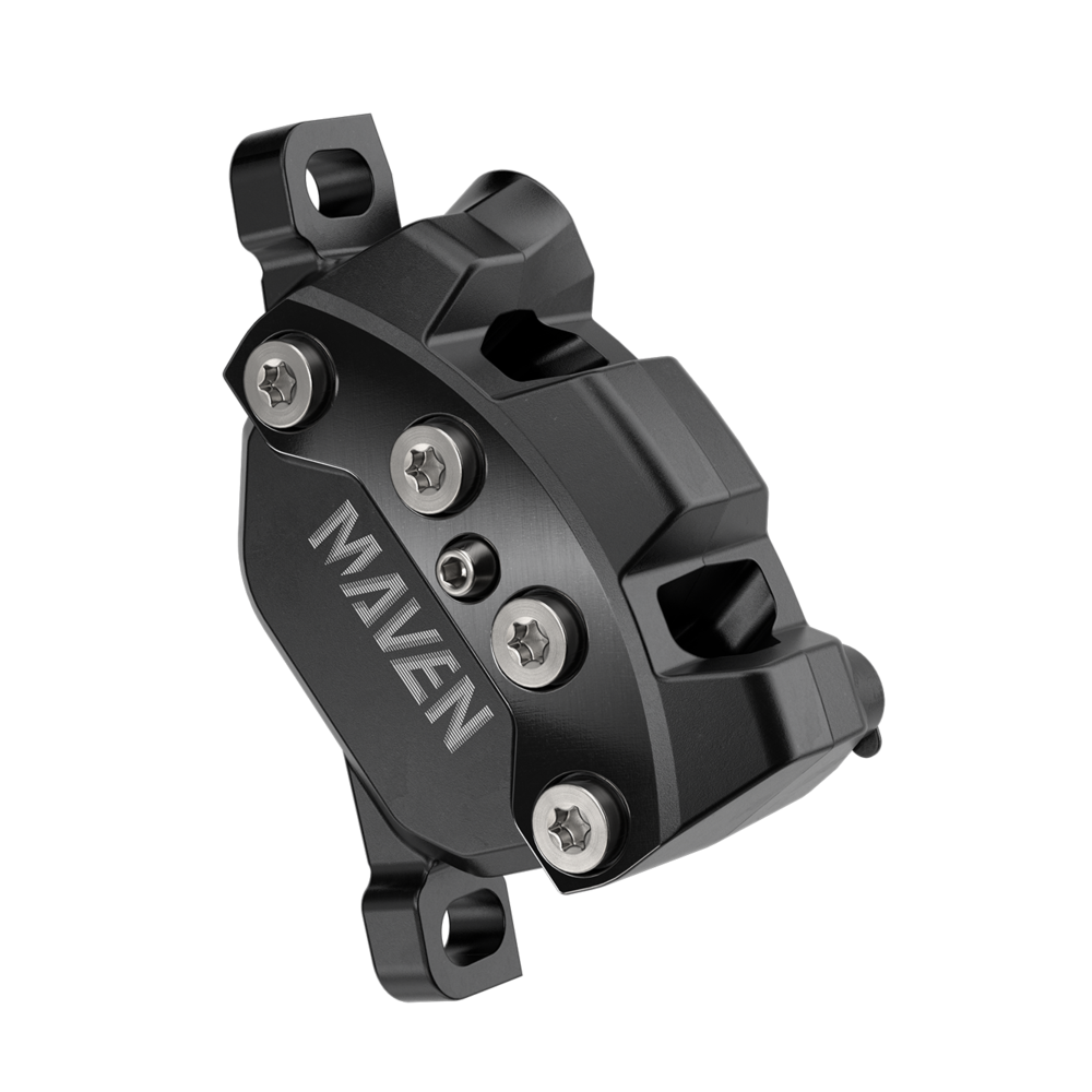 SRAM Maven Silver Front Hydraulic Disc Brake Post Mount - Black