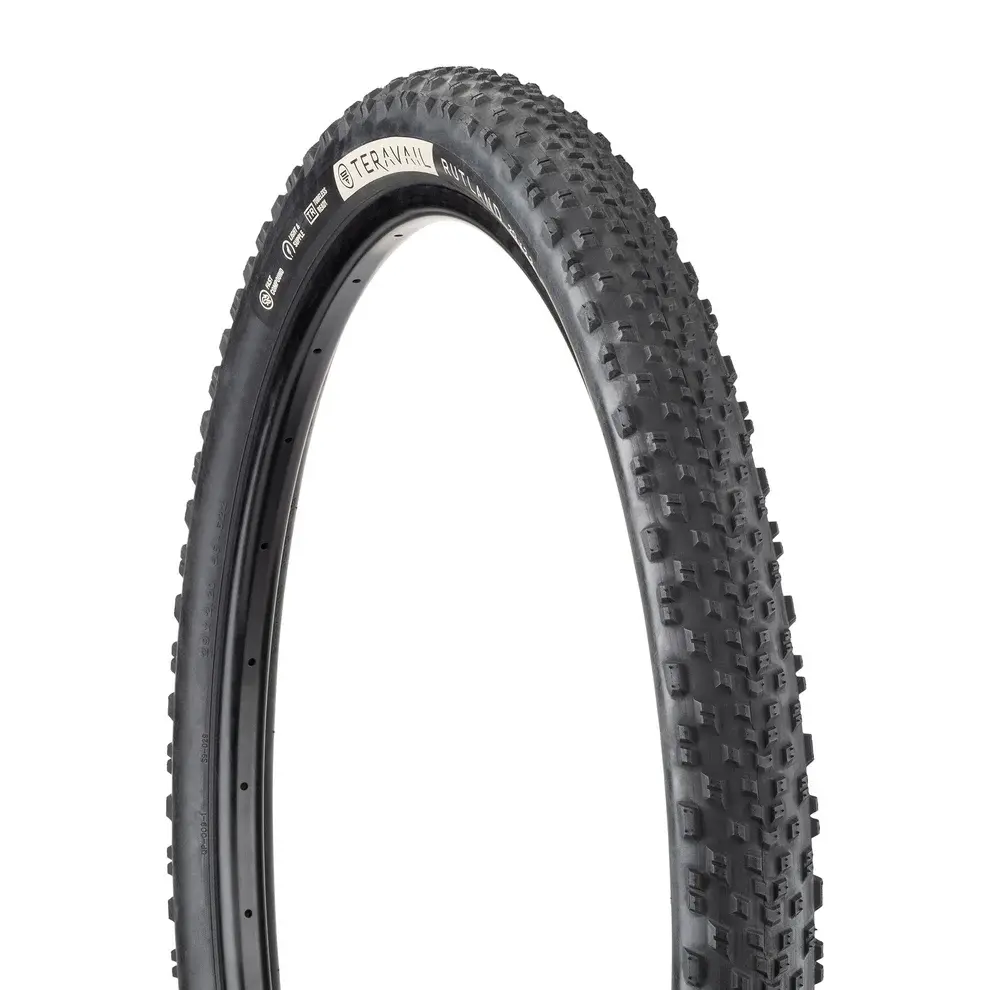 TERAVAIL RUTLAND 700c x 38 チューブレスタイヤ Teravail Rutland Tire - 700 x 38, Tubeless, Folding, Black