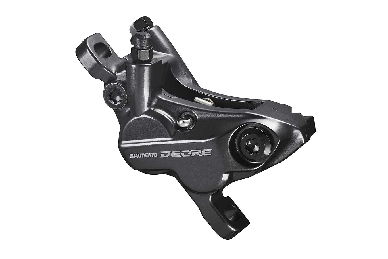 SHIMANO Deore BR-M6120 Hydraulic Disc Brake Caliper, Front or Rear, Post mount
