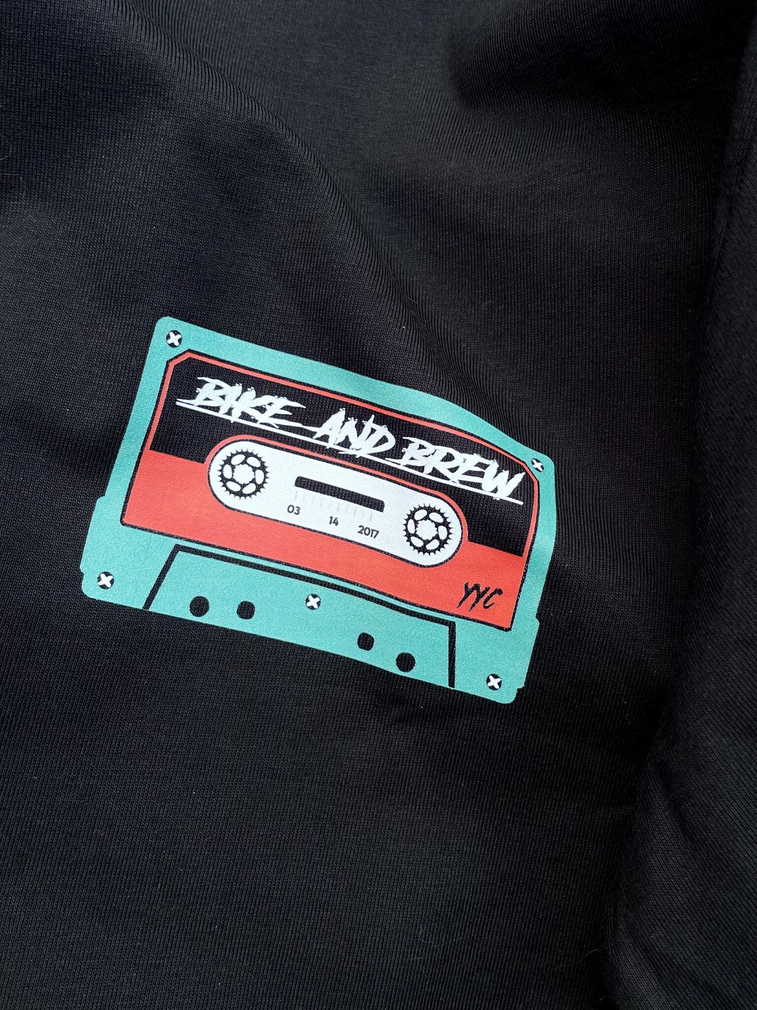 BIKE AND BREW Bike and Brew T-Shirt | Red Mushroom