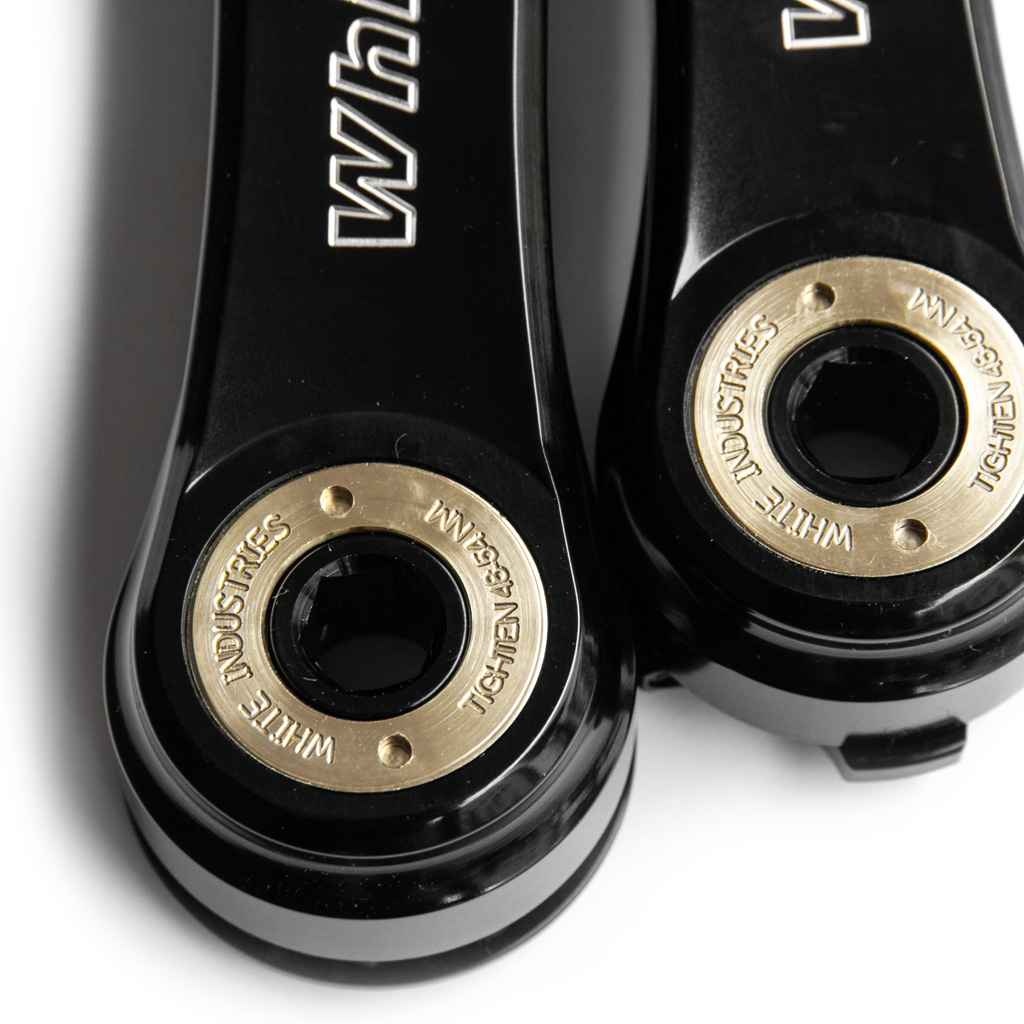 WHITE INDUSTRIES G30 Cranks | 170mm | Black & Brass