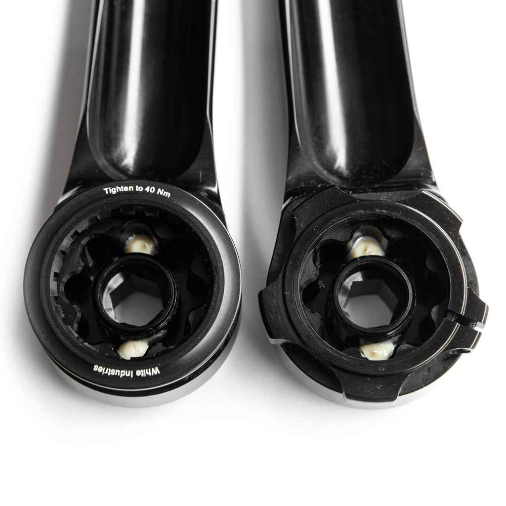 WHITE INDUSTRIES G30 Cranks | 170mm | Black & Brass