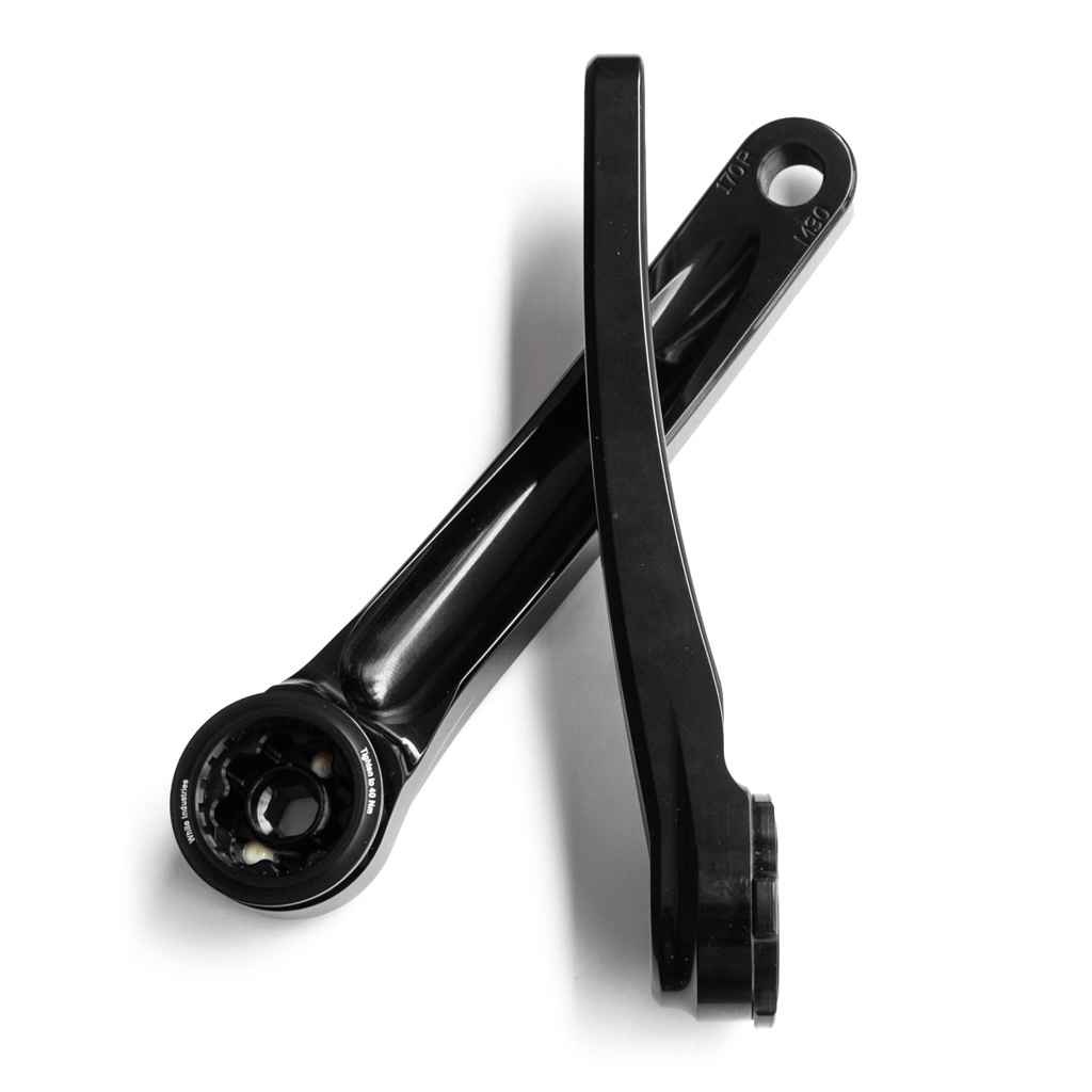 WHITE INDUSTRIES G30 Cranks | 170mm | Black & Brass