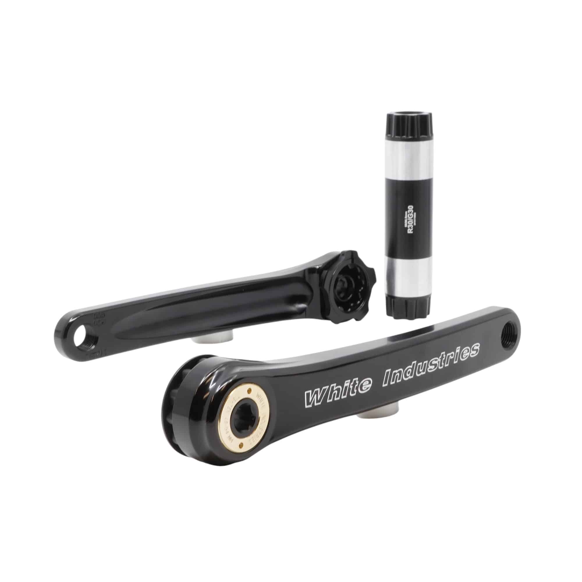WHITE INDUSTRIES G30 Cranks | 170mm | Black & Brass