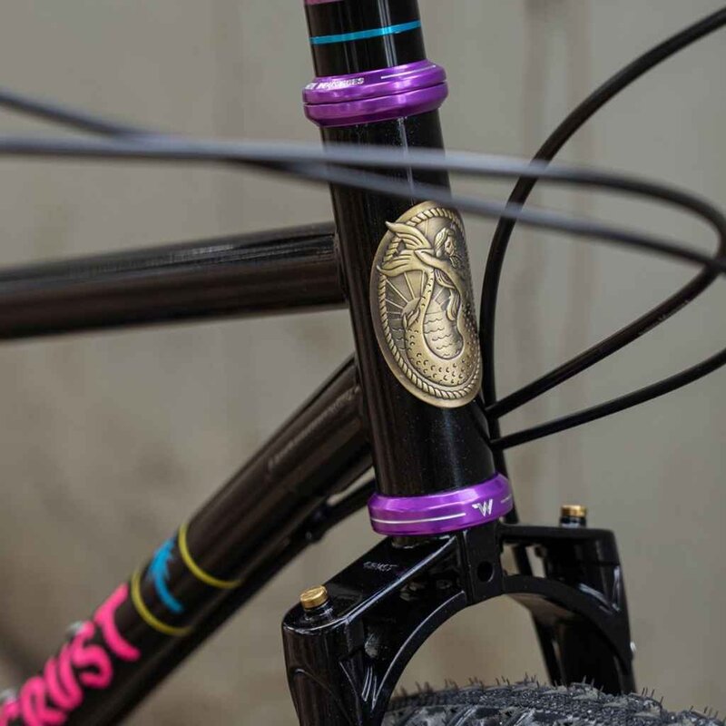 White Industries EC34/EC34 External Headset - Purple - Bike and Brew