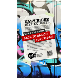 BIKE AND BREW Easy Rider Bike Courses - All About Tubeless Tires: February 26th