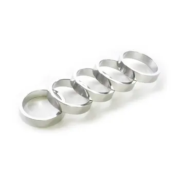 WHEELS MFG Headset Spacer | 1-1/8''x10mm | Silver, Single