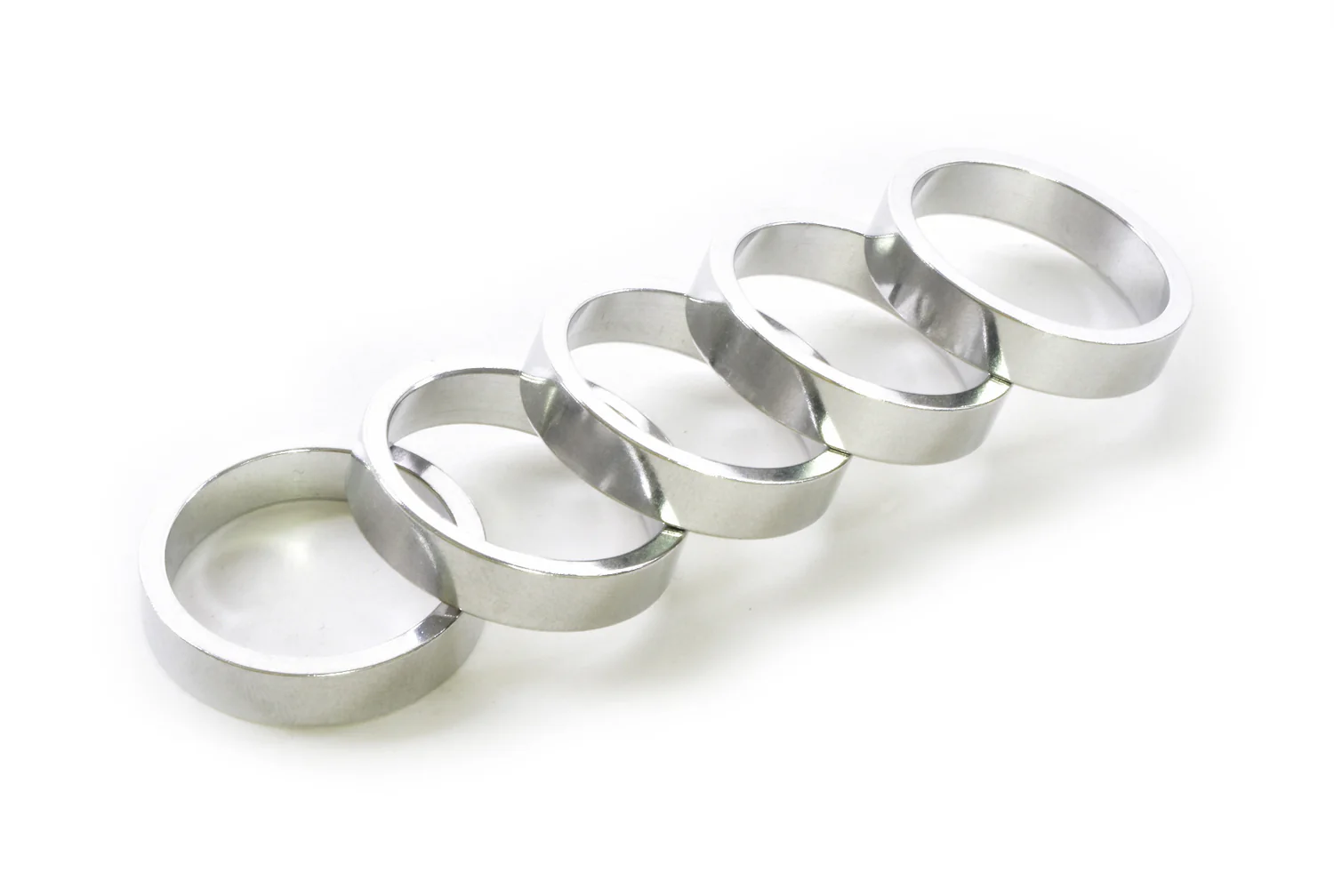 WHEELS MFG Headset Spacer | 1-1/8''x 10mm | Silver, Single