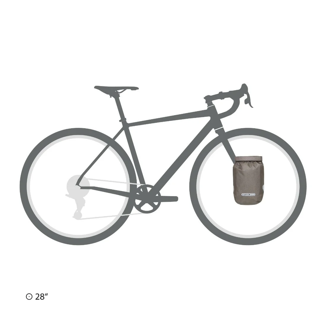 ORTLIEB Fork-Pack | Dark Sand | 5.8L