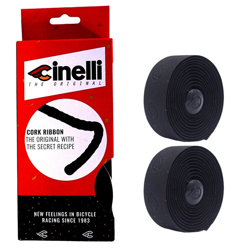 CINELLI Cork Ribbon Bar Tape // Black
