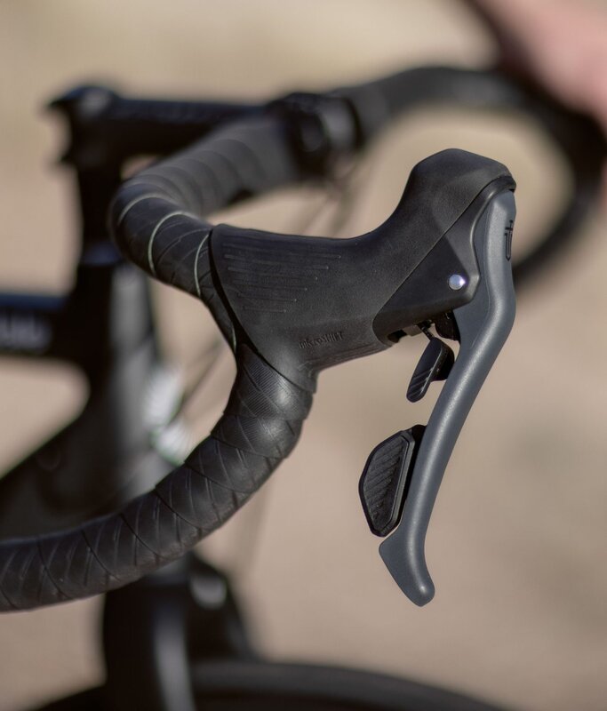microSHIFT Sword Drop Bar Shifters // 2X10, Set | Bike and Brew
