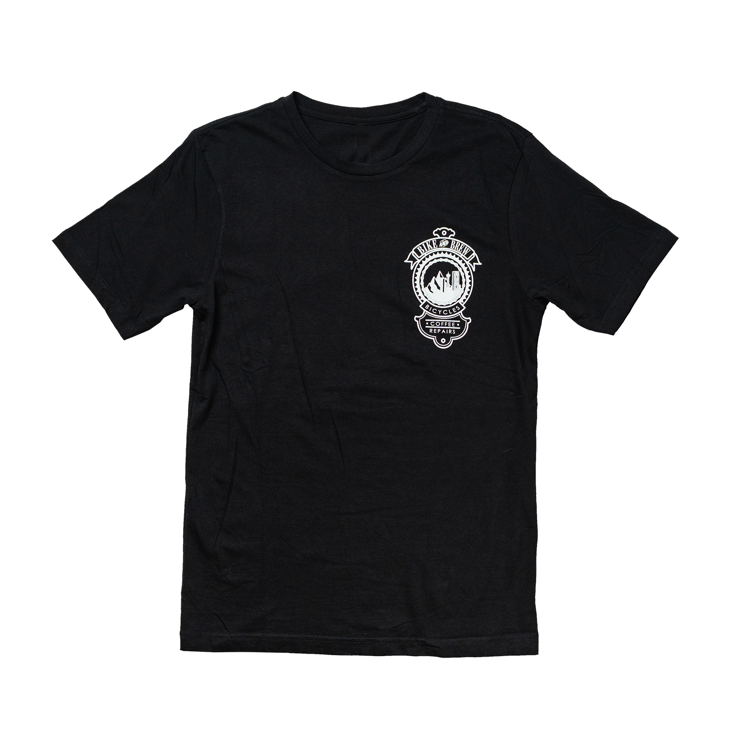 BIKE AND BREW Badge T Shirt