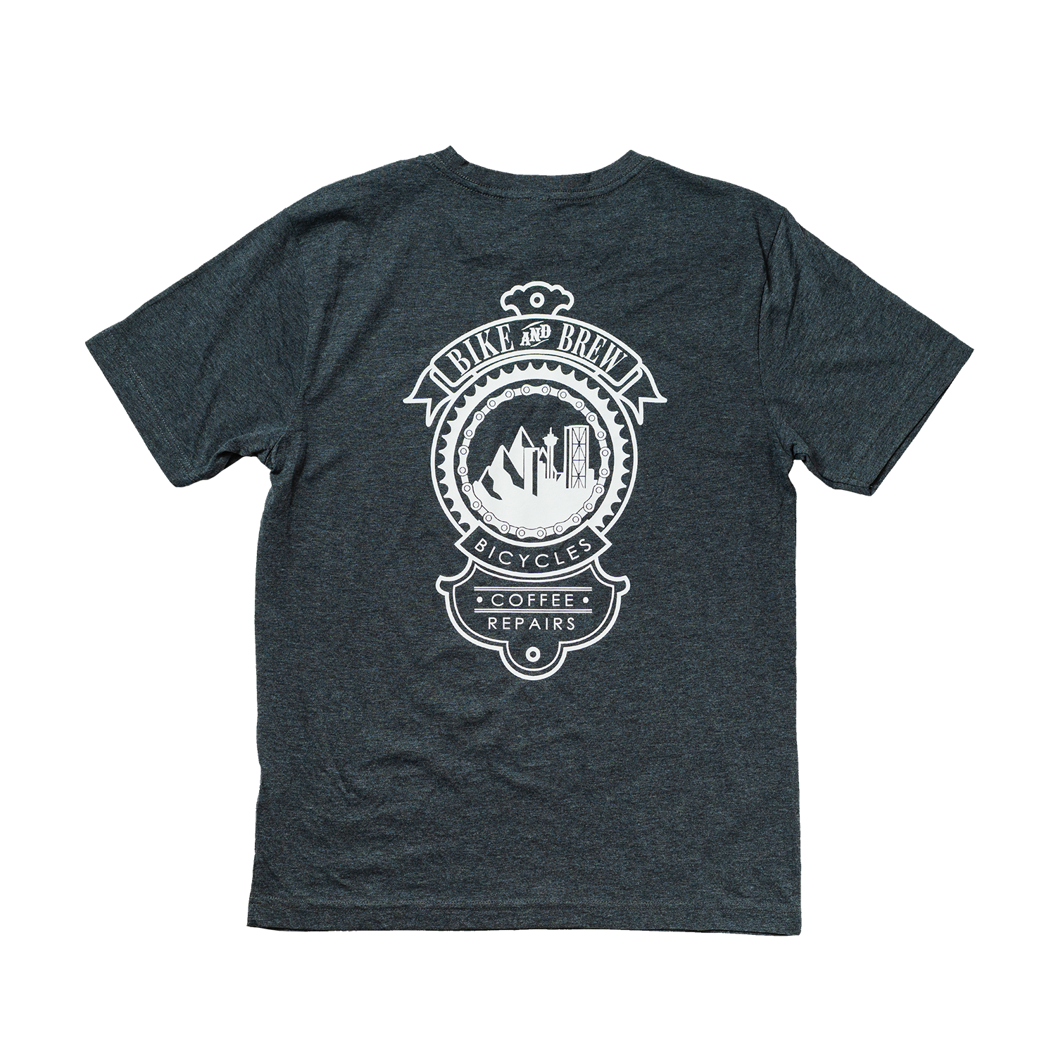 BIKE AND BREW Badge T Shirt