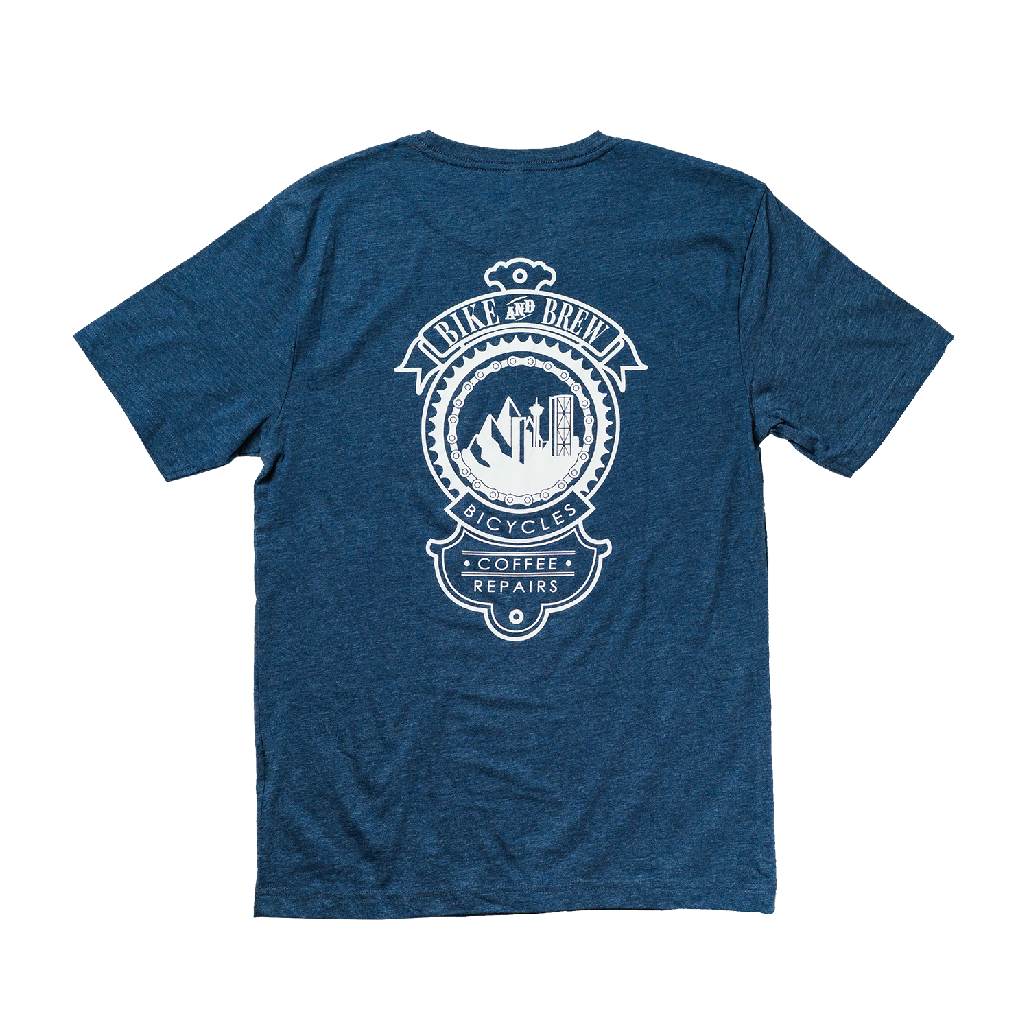 BIKE AND BREW Badge T Shirt