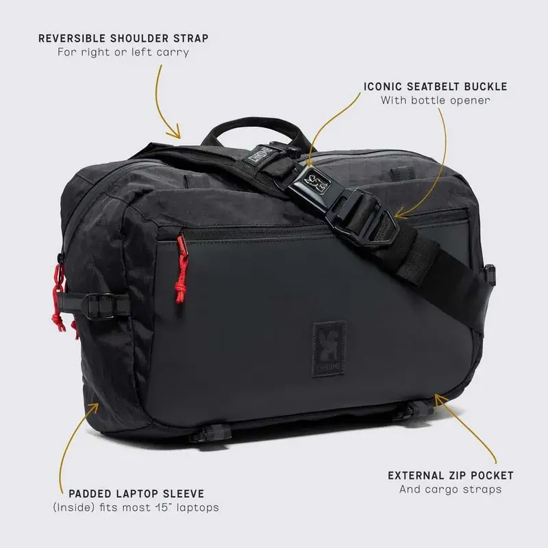 Chrome Industries | Kadet Max 15L Sling Bag | Bike and Brew