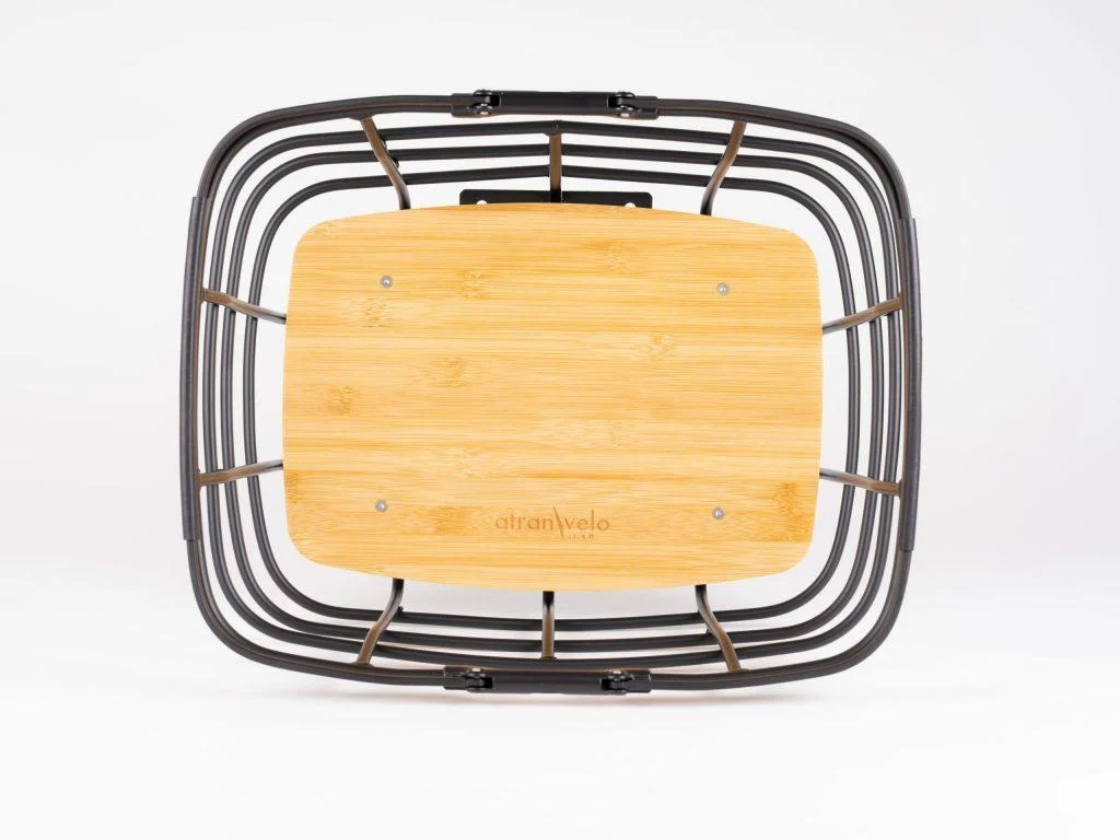 ATRAN VELO Duo // Bamboo AVS Bike Basket