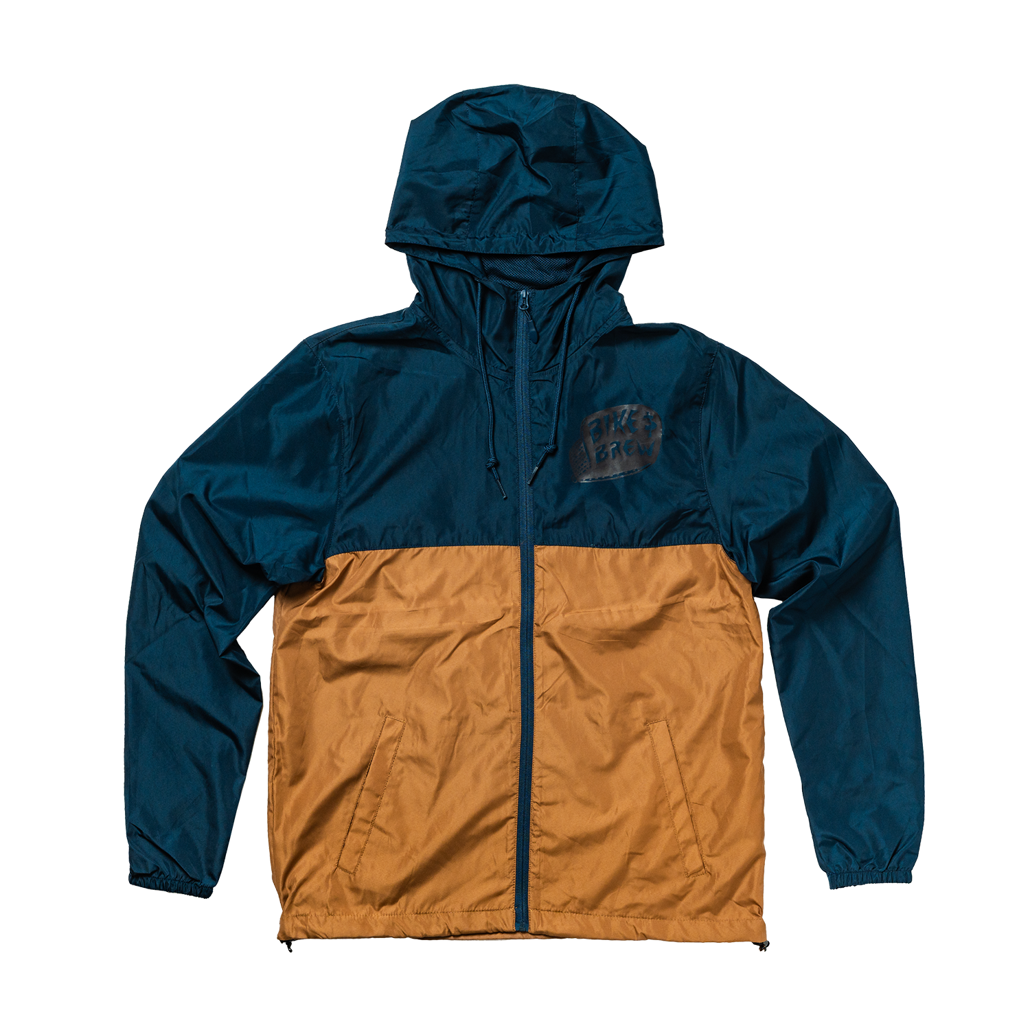 BIKE AND BREW Full-Zip Windbreaker