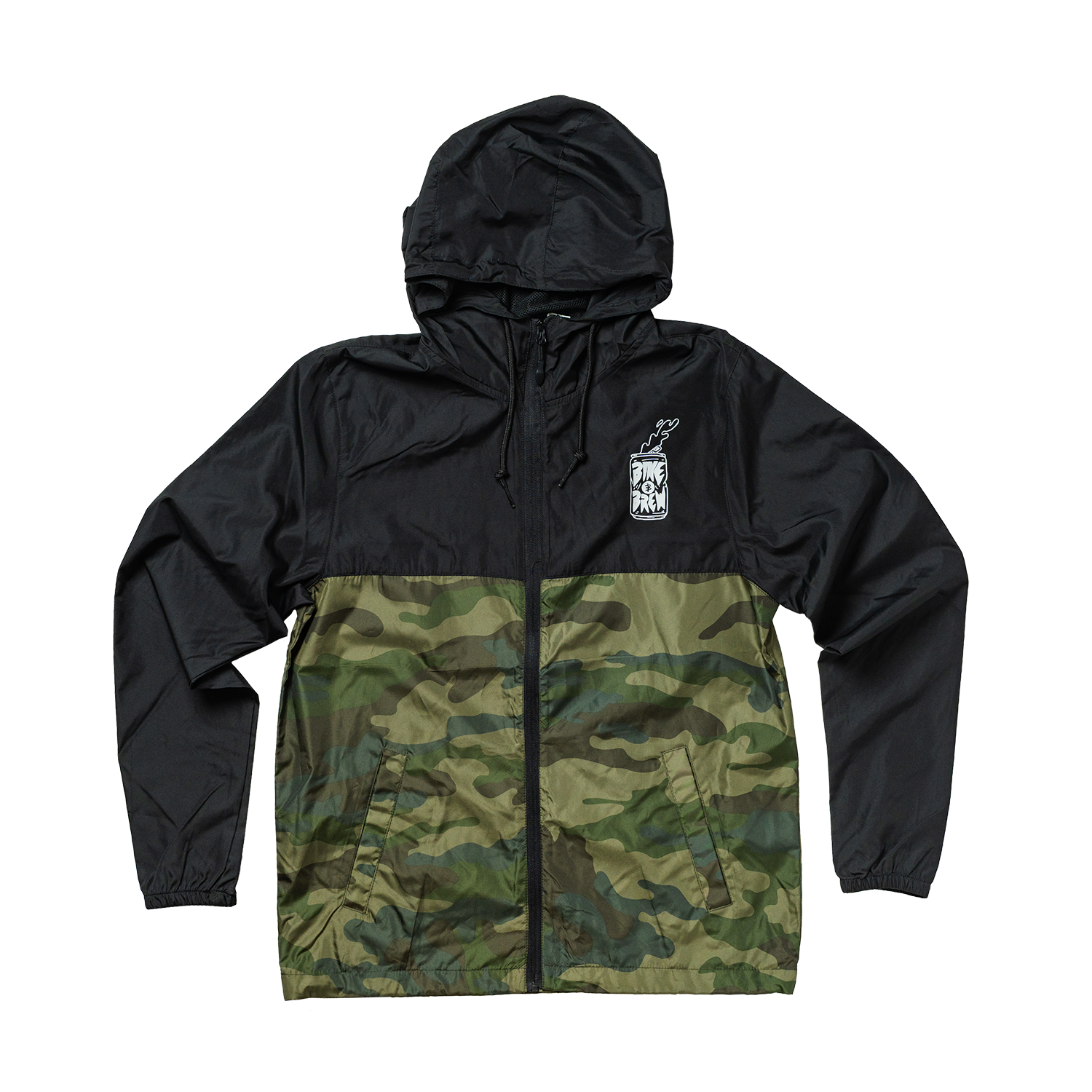BIKE AND BREW Full-Zip Windbreaker