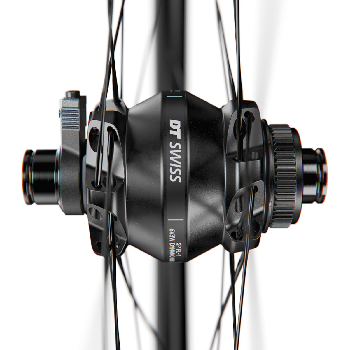 DT SWISS GR 1600 Spline Front Wheel - 700C Dynamo