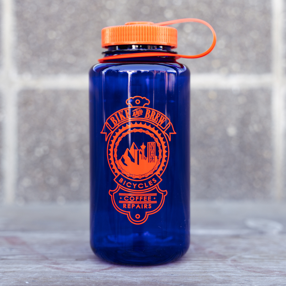 BIKE AND BREW Nalgene Water Bottle