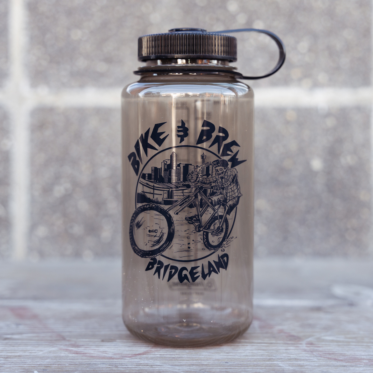 BIKE AND BREW Nalgene Water Bottle