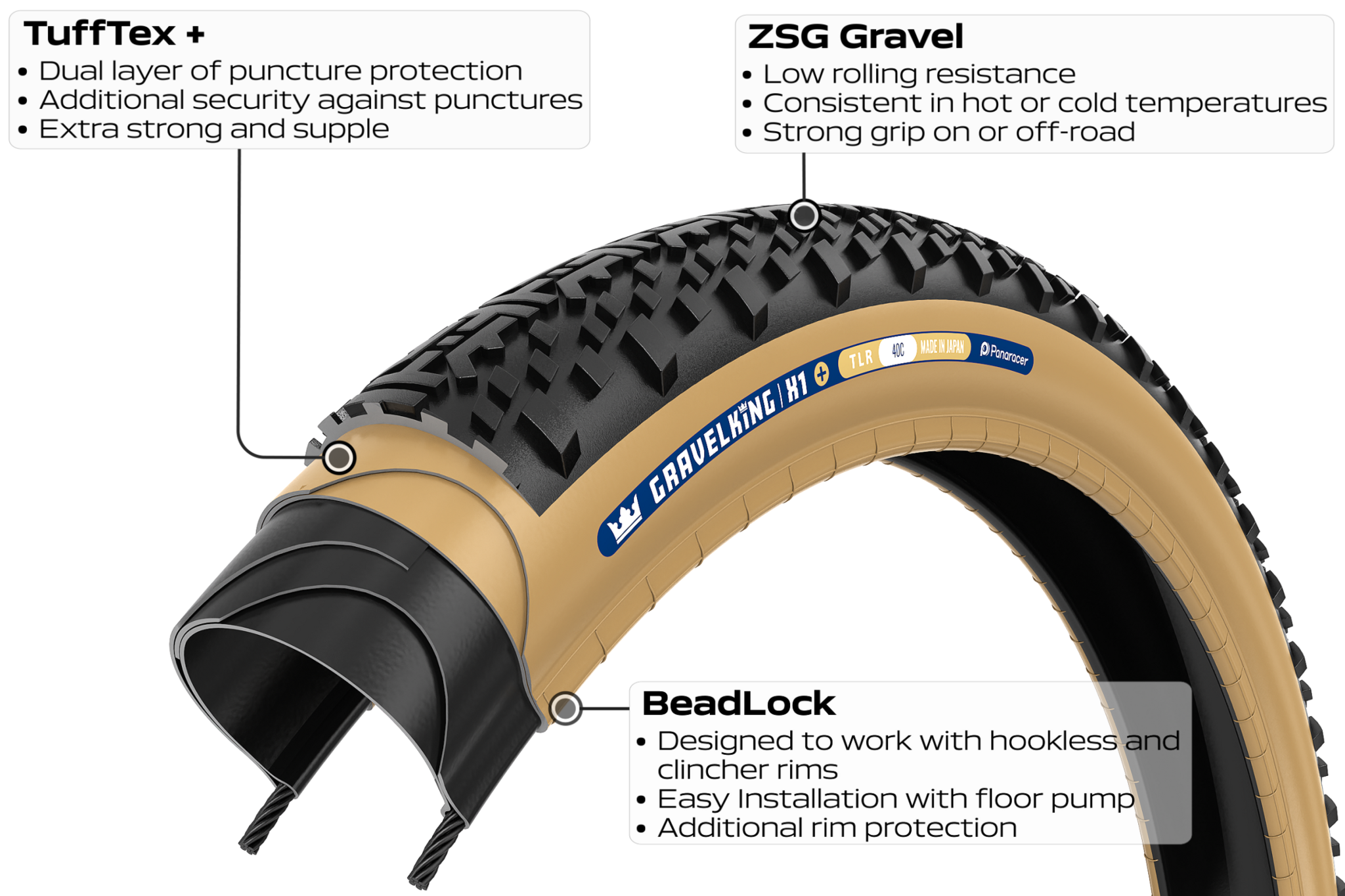 PANARACER Gravelking Tire - X1+