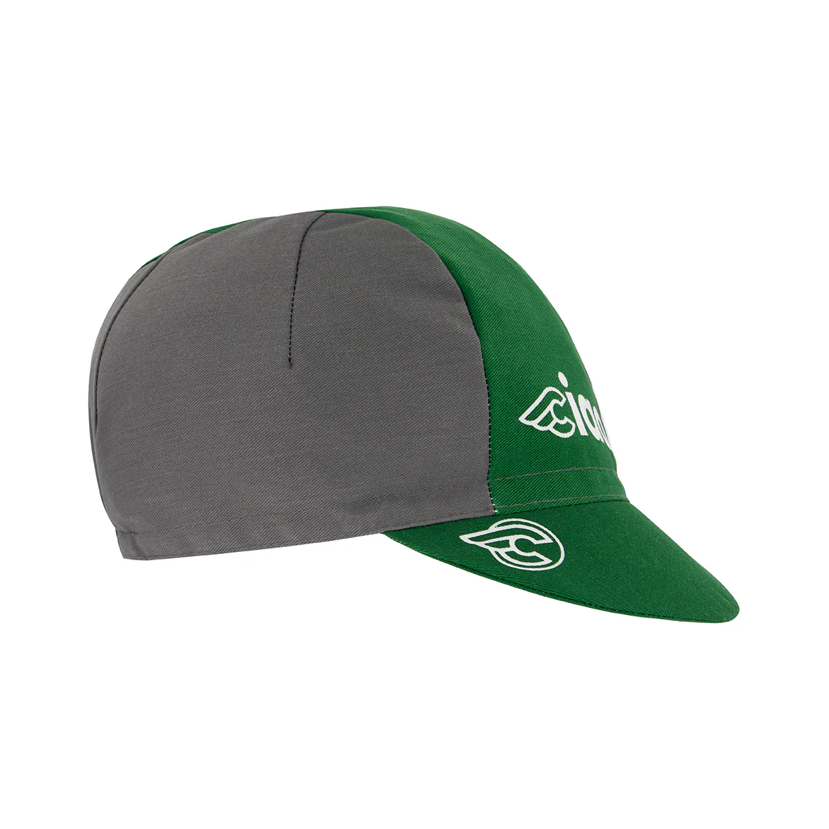 CINELLI Cycling Cap - Logotype, Green & Gray