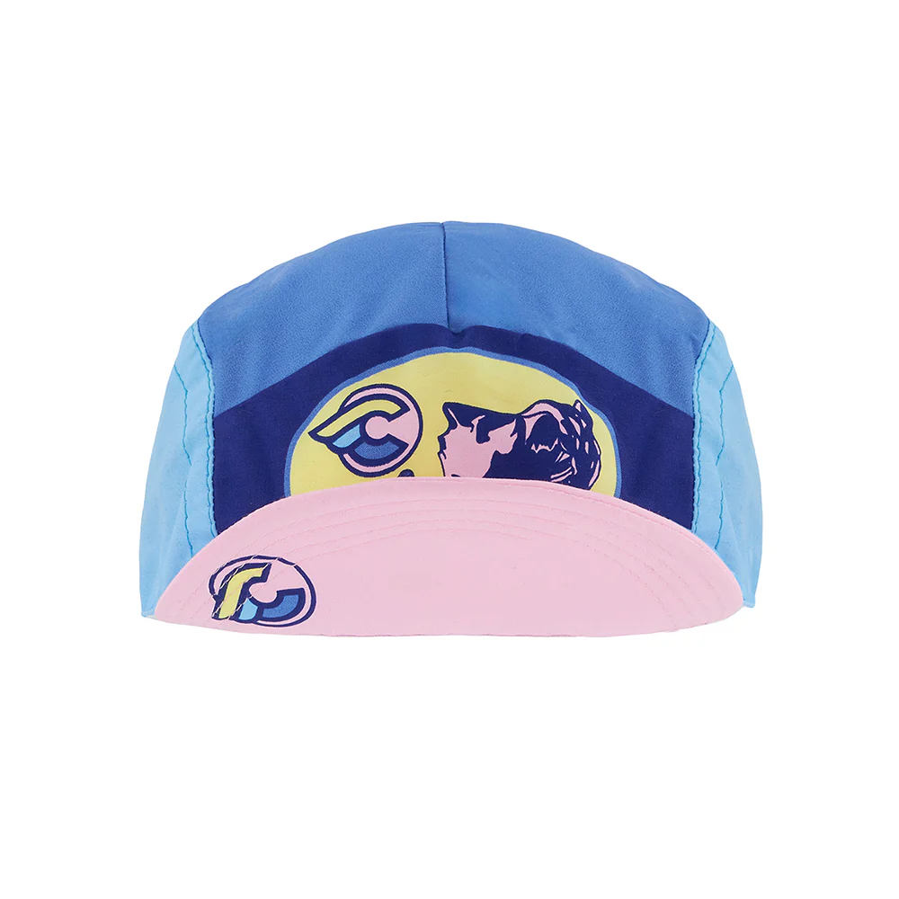 CINELLI Cycling Cap - Explorer, Shana Sadeghi, Ray Kitten Yellow