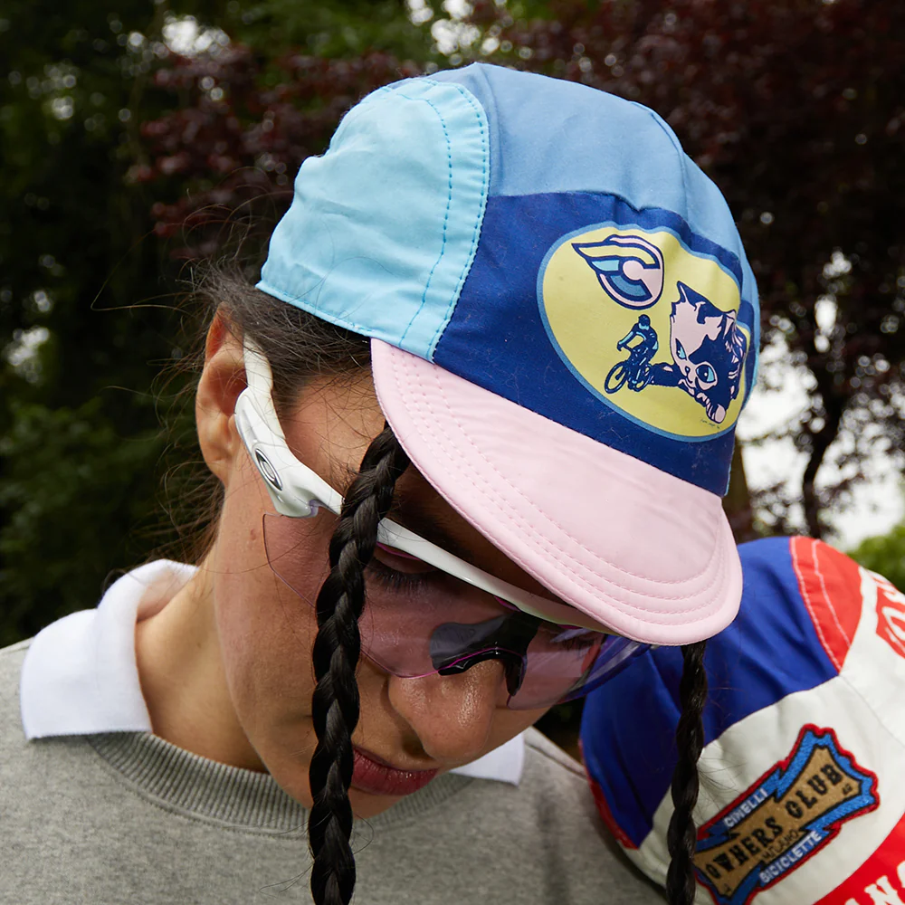 CINELLI Cycling Cap - Explorer, Shana Sadeghi, Ray Kitten Yellow