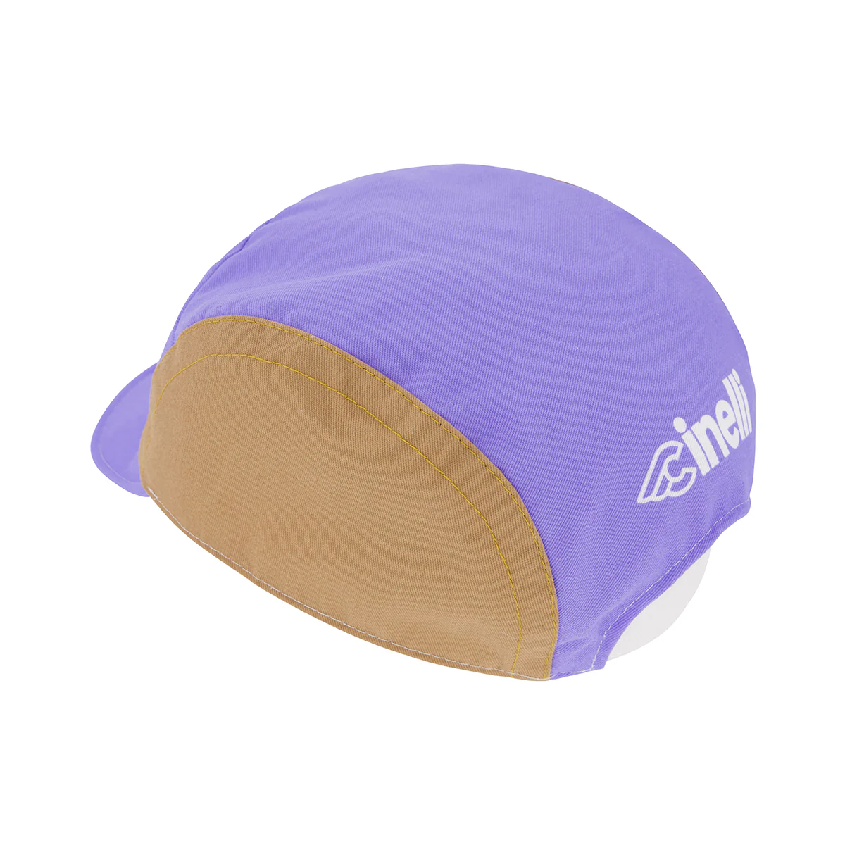 CINELLI Cycling Cap - Explorer, Winged-C, Blue & Sand
