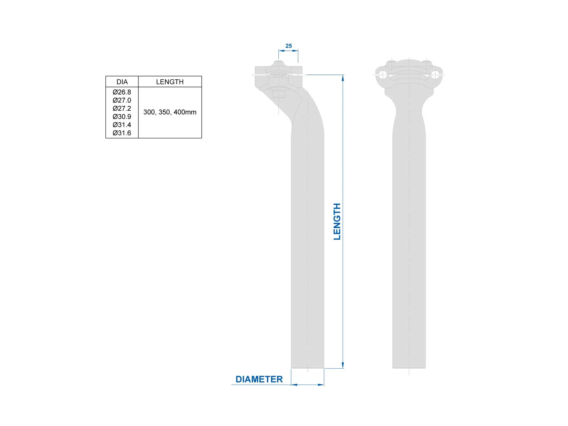 RITCHEY Comp 2-Bolt Seatpost