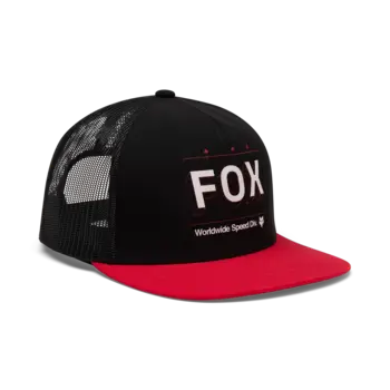 FOX HEAD Fox Hat Image Print S.B Trucker Black