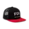FOX HEAD Fox Hat Image Print S.B Trucker Black