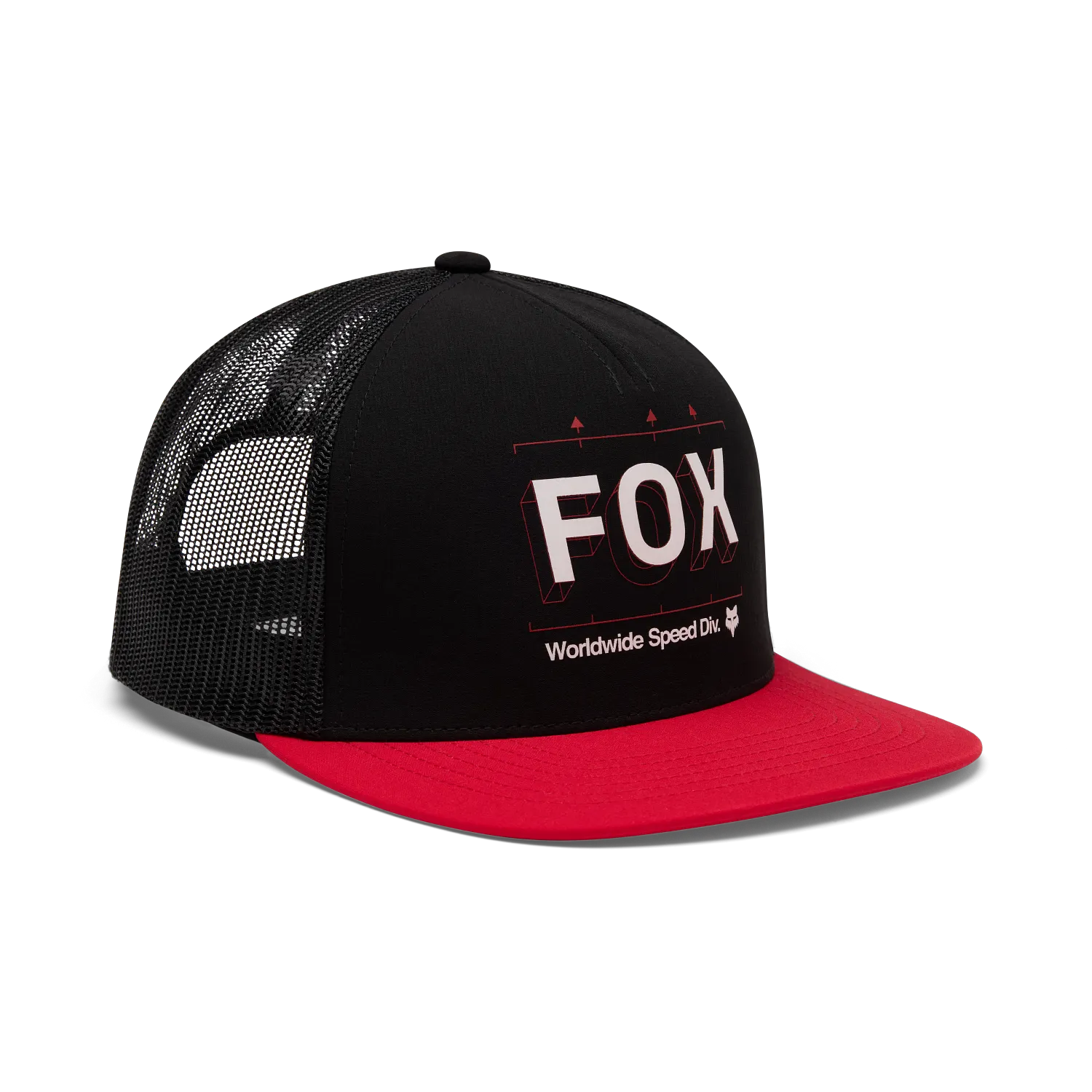 FOX HEAD Fox Hat Image Print S.B Trucker Black