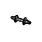 BASSI Low-Flange 03 Track Hub Black Rear 32H