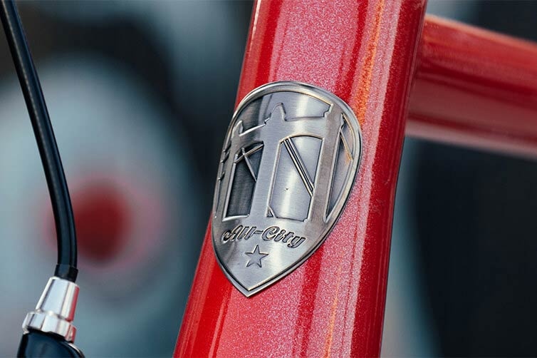 ALL-CITY Thunderdome Frameset, 52cm - Red