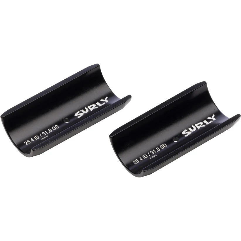 SURLY Handlebar Clamp Shim - 25.4mm to 31.8mm, Shim, Black