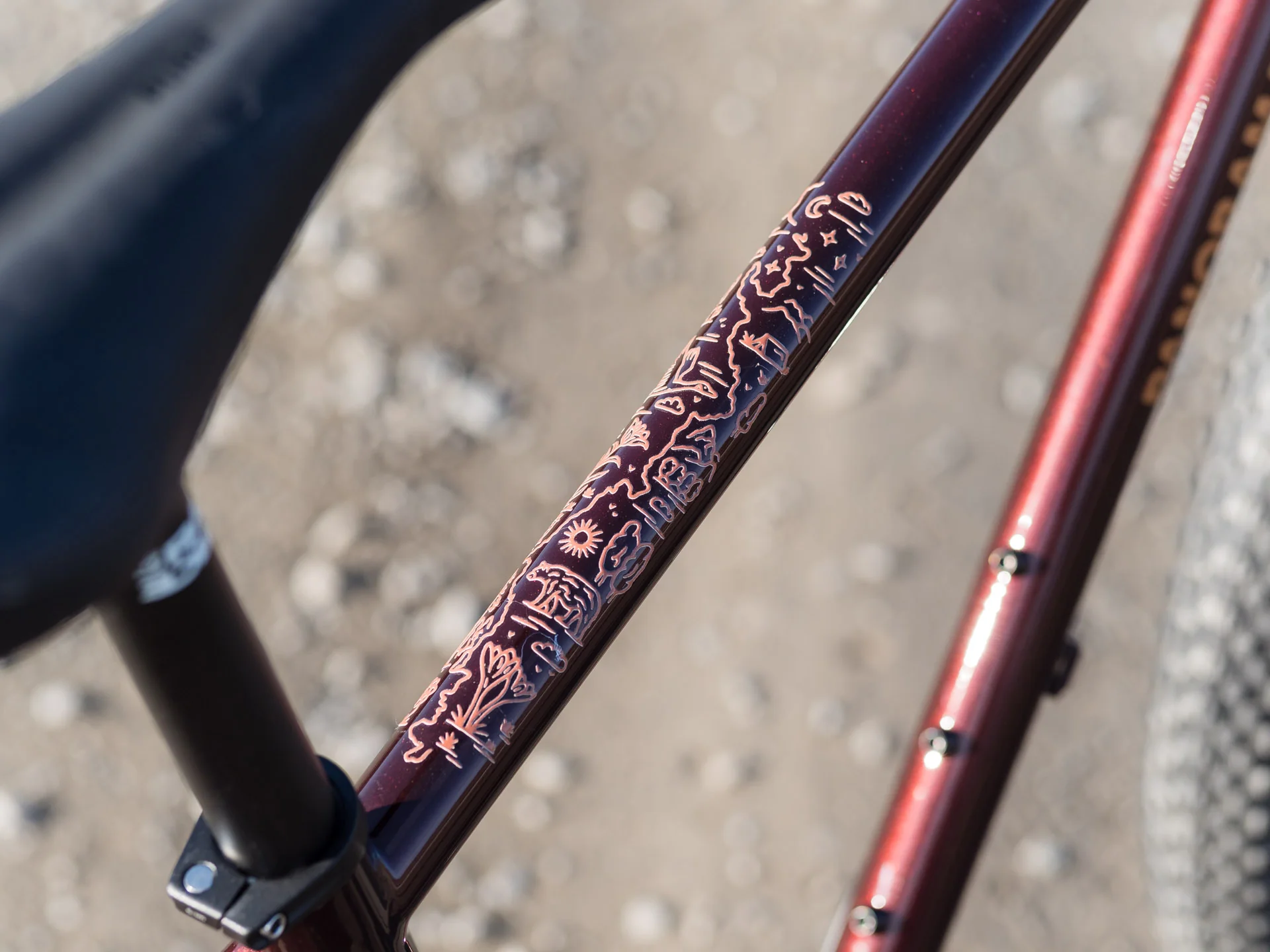 PANORAMA CYCLES Taïga EXP 3 Frameset, Burgandy