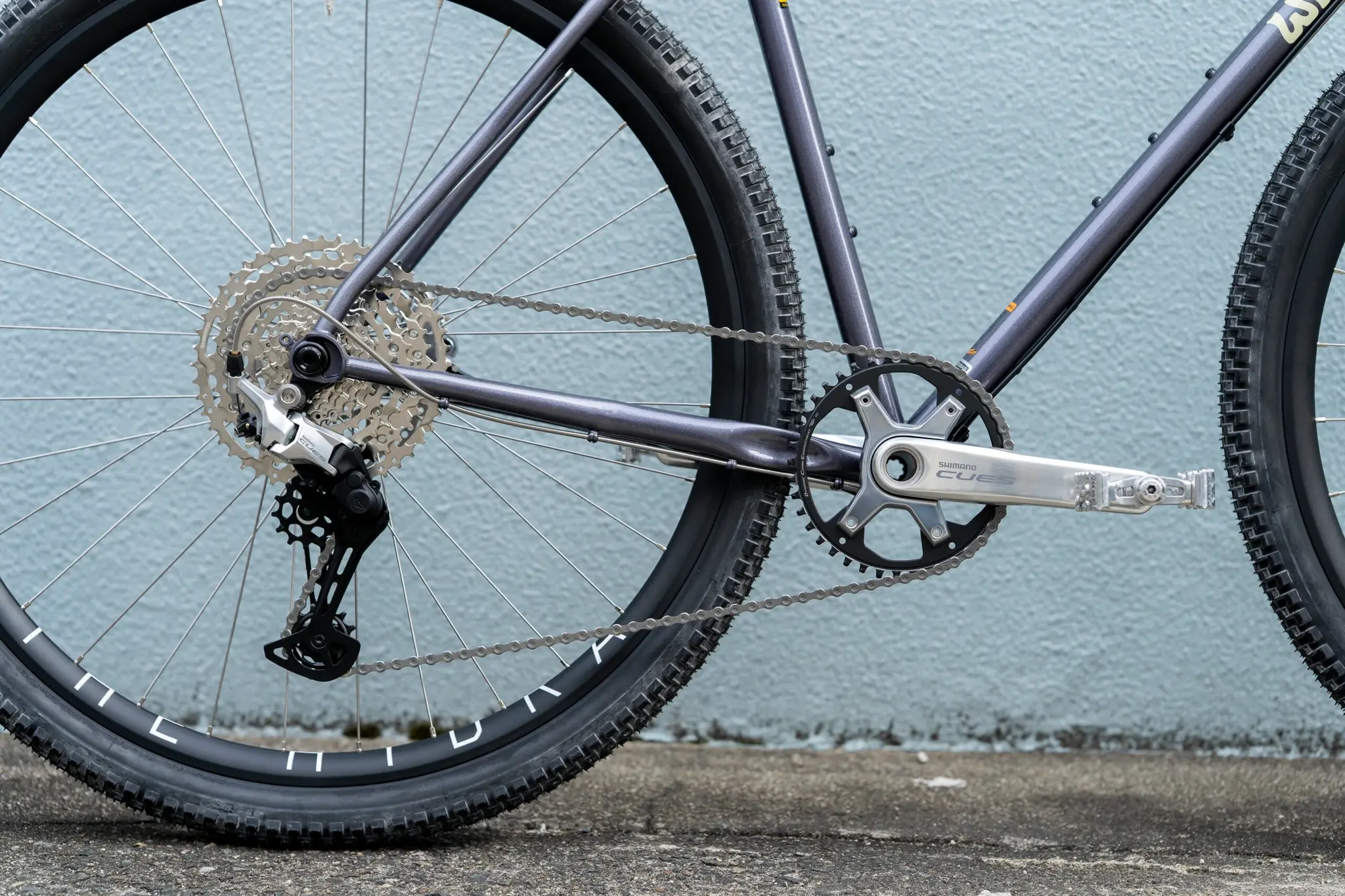 SHIMANO CUES Crankset, Polished Silver, FC-U6030-1