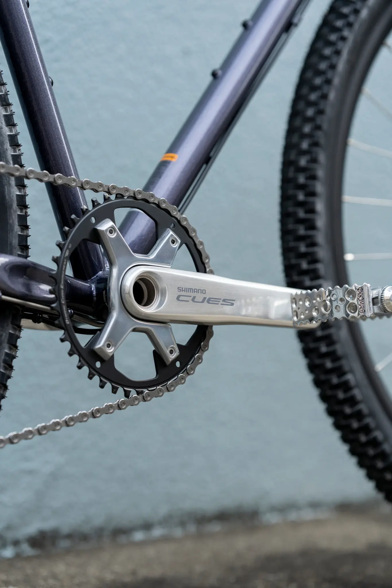 SHIMANO CUES Crankset, Polished Silver, FC-U6030-1