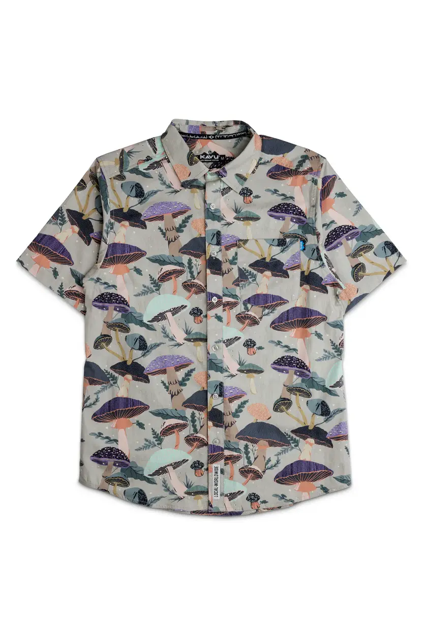KAVU Kavu Festaruski Shirt Mushroom Realm