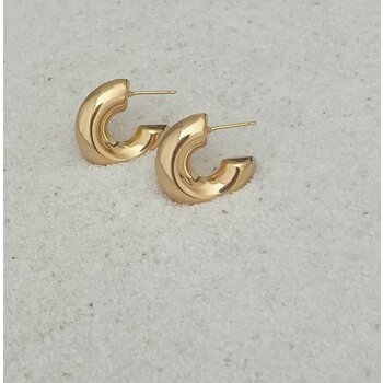 House of Au. + ORA Hot Stuff Gold Hoops