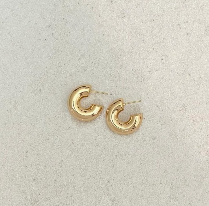 House of Au. + ORA Hot Stuff Gold Hoops