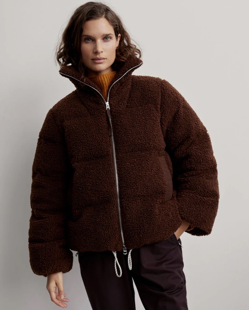 Varley Wilkins Sherpa Puffer Jacket | Red's Threads