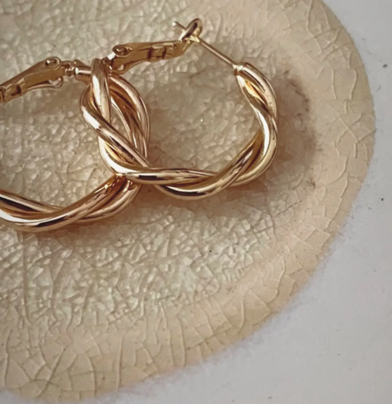 House of Au. + ORA Tainted Love Gold Filled Hoops